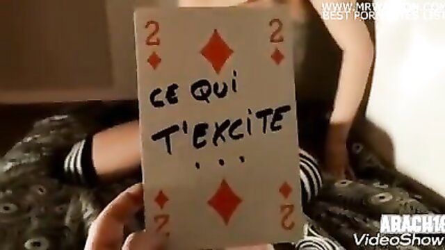 Hot stepsister teases with 'what excites you most' card in taboo game