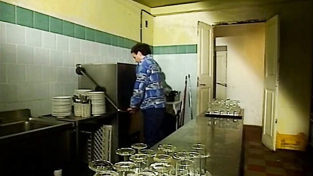 Man washing dishes in kitchen, Cronaca Nera 3 adult video thumbnail