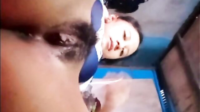 Asian amateur POV blowjob, girl sucking thick cock up close