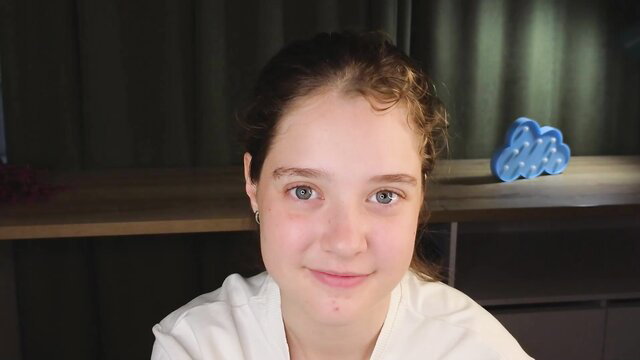 Cute shy 18yo wilonebendell new camgirl smiling in white top